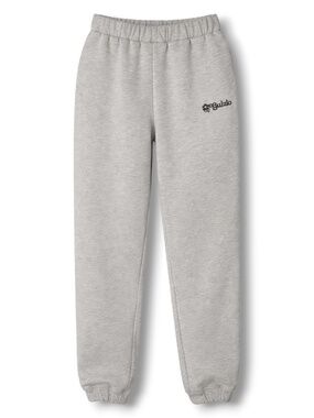 Danielle Guizio Logo Sweatpants Grey Joggers Embroidered Medium